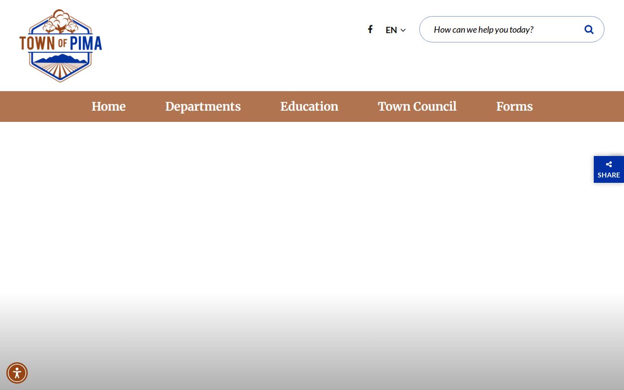 Pima official page identifying Gila Valley Consolidated Municipal Court information